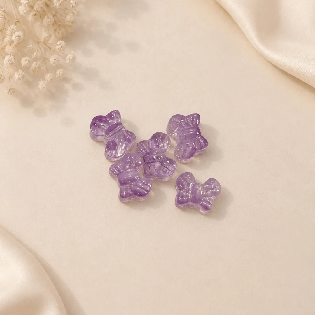 Glass Bowknot Beads