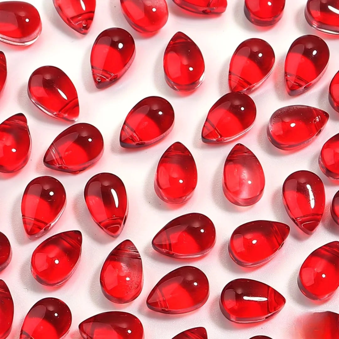 Glass Water Droplet Beads