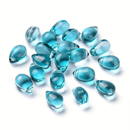 Glass Water Droplet Beads