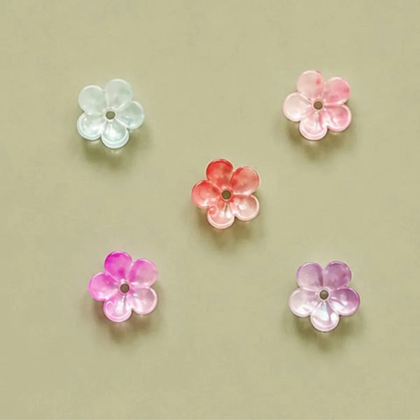 Plum Blossom Glass Bead