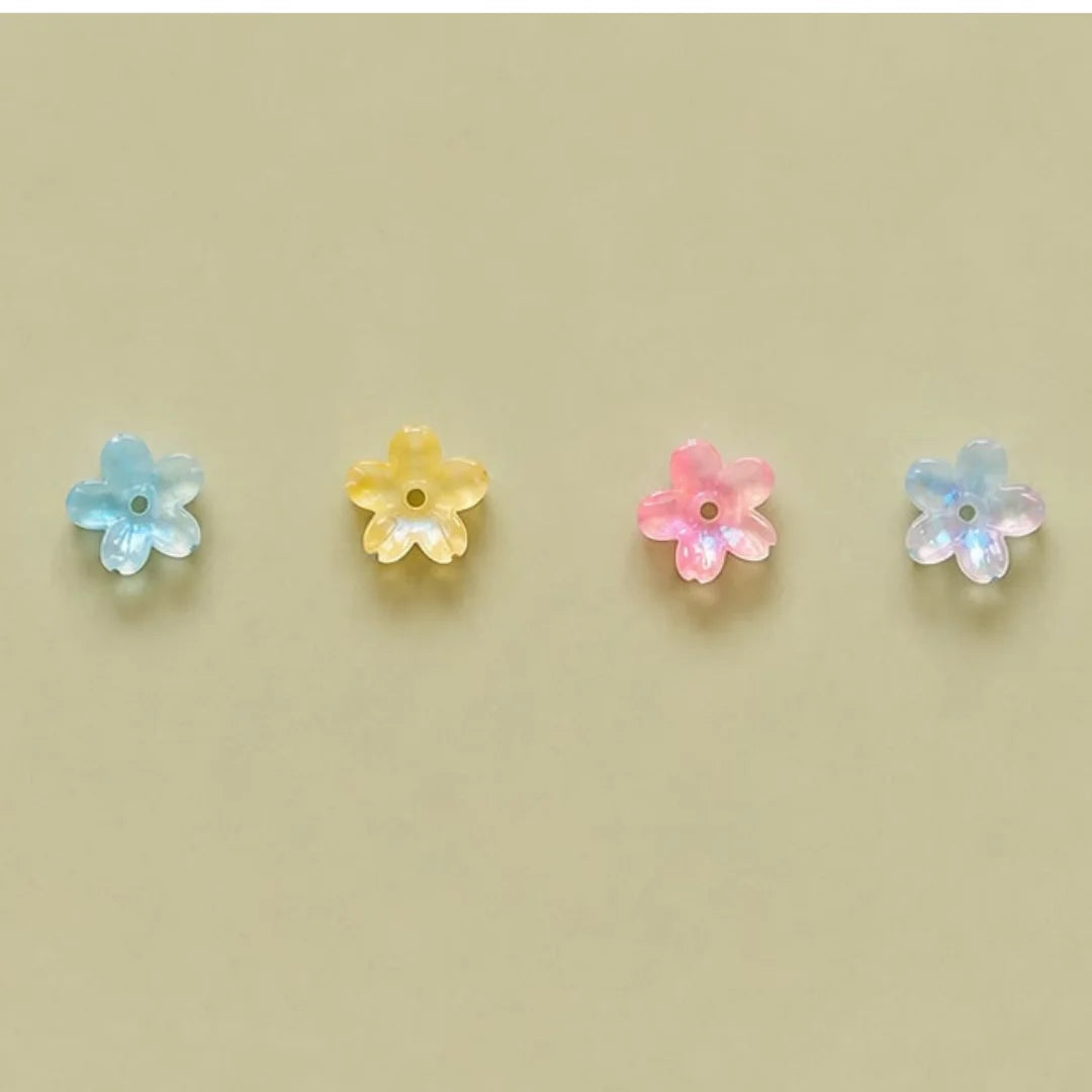 Sakura Shaped Glass Beads
