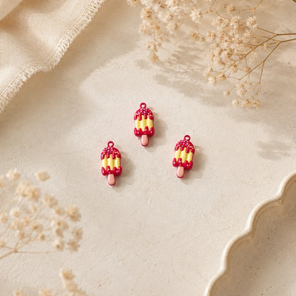 Filled Enamel Ice Cream Charm