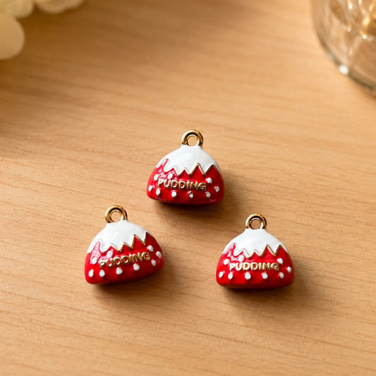 Red and White Santa Hat Charm