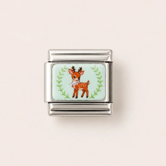 Stainless Steel | Cute Reindeer Italian Charm