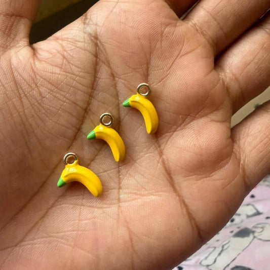 Banana Enamel Charm
