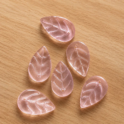 Czech Glass Leaf Beads