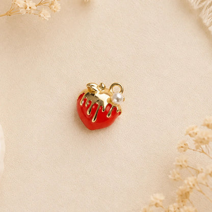 18K Gold Filled Apple Pendant