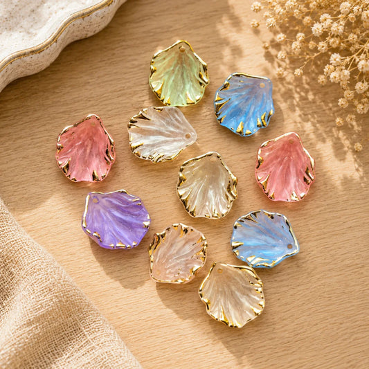 Acrylic | 20x18 mm | Shell Shaped Beads