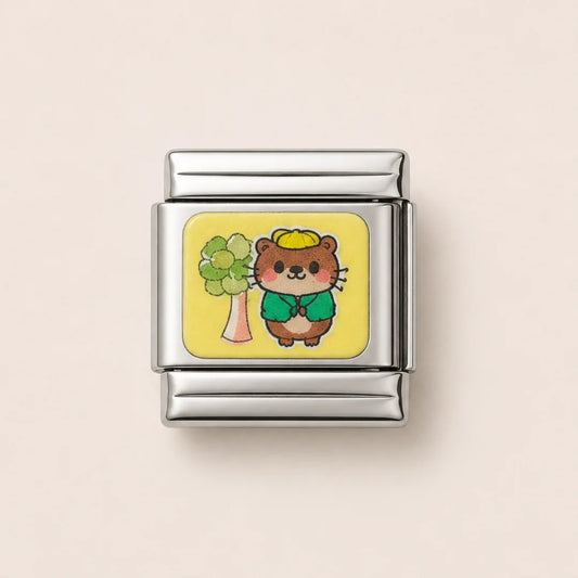 Stainless Steel | Otter with a Yellow Hat