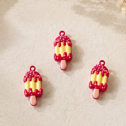 Filled Enamel Ice Cream Charm