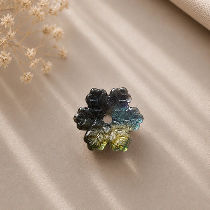 Snowflake Glass Beads
