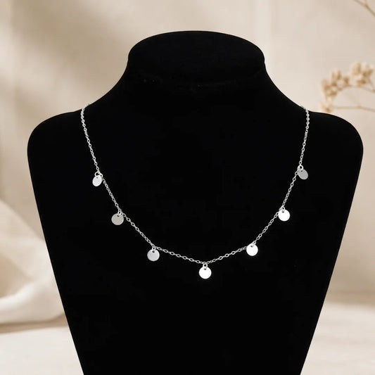 Stainless Steel | Silver Tiny Circle Sterling Chain