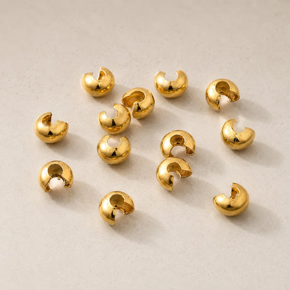 Stainless Steel | 3x3 mm | Crimp Covers Beads Style- 02