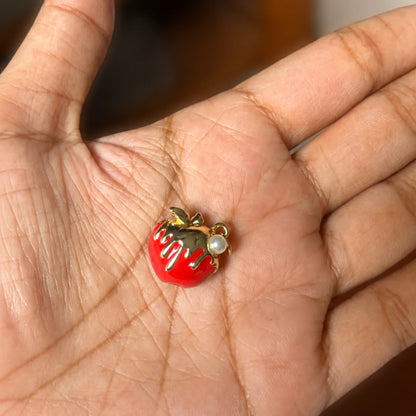 18K Gold Filled Apple Pendant