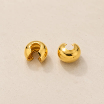 Stainless Steel | 5x5 mm | Crimp Covers Beads Style - 01