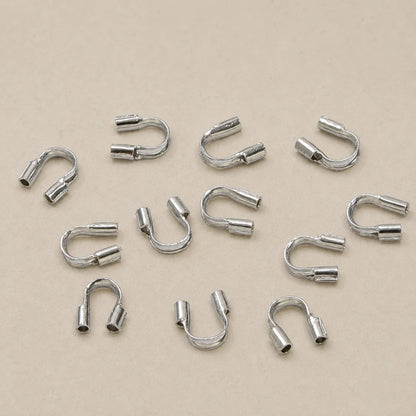 Stainless Steel | 5x4 mm | Wire Guard Style - 01 | Hematite