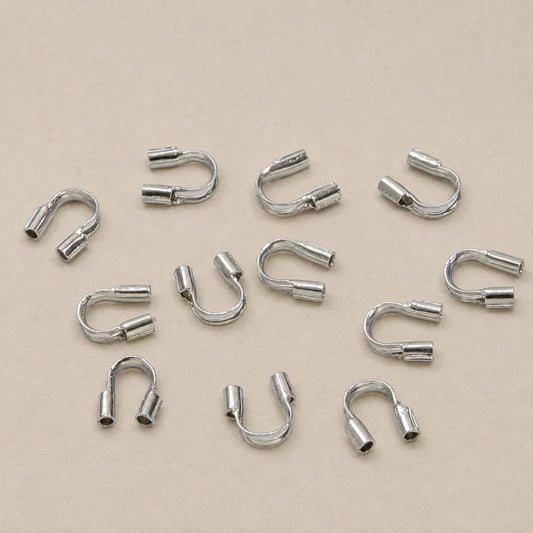 Stainless Steel | 5x4 mm | Wire Guard Style - 01 | Hematite