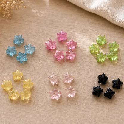 Glass Star Beads