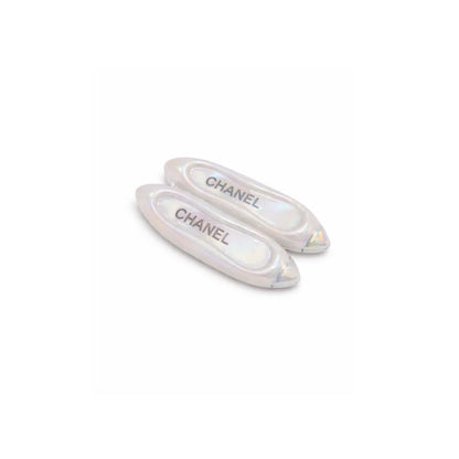 Acrylic | 38x15 mm | AB Plated Chanel Shoe Charms