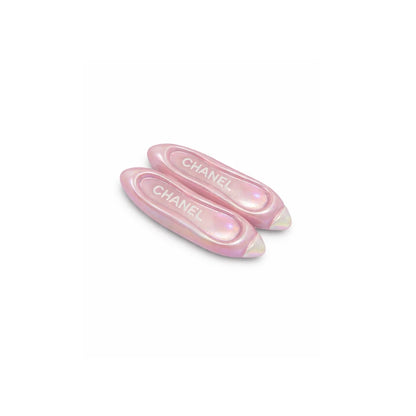 Acrylic | 38x15 mm | AB Plated Chanel Shoe Charms