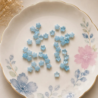 Glass Star Beads