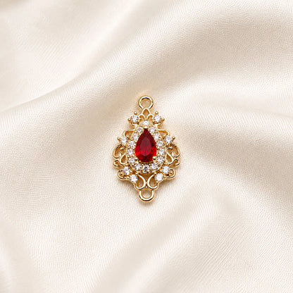 Vintage CZ High quality Crystal Connector Charm