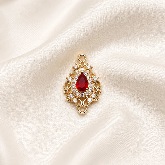 Vintage CZ High quality Crystal Connector Charm