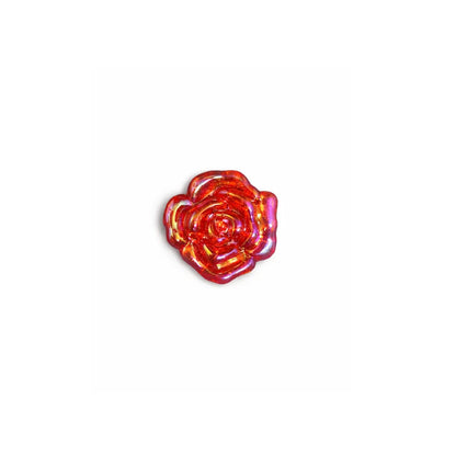Resin | 30 mm | Iridescent resin roses Charms