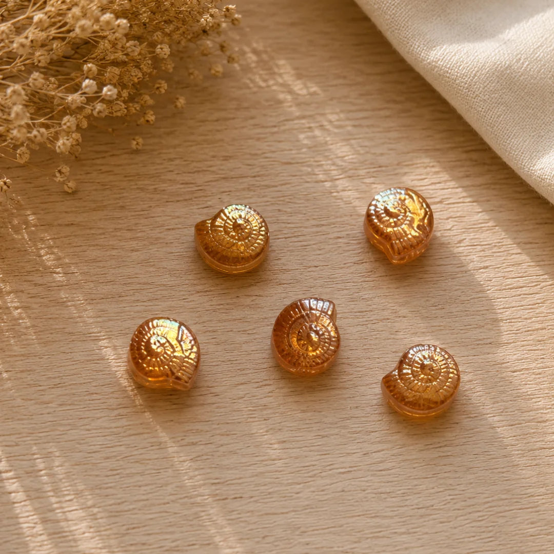 Snail Glass Beads