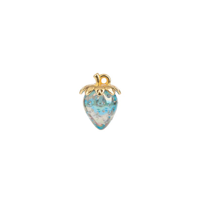 30x25 mm | Iridescent strawberry charms