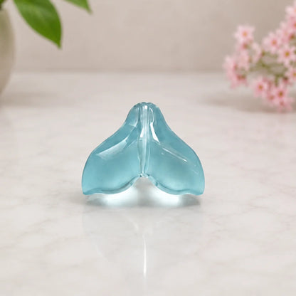 Whale Tail Glass Beads