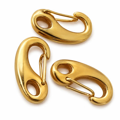 Stainless Steel | Gold Tone Screw Lock Connector Clasp Style - 1