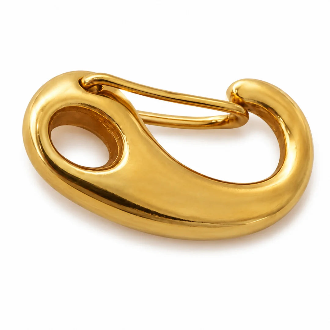 Stainless Steel | Gold Tone Screw Lock Connector Clasp Style - 1