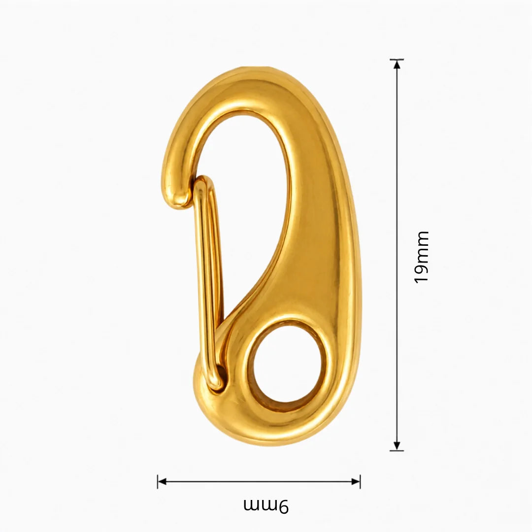 Stainless Steel | Gold Tone Screw Lock Connector Clasp Style - 1
