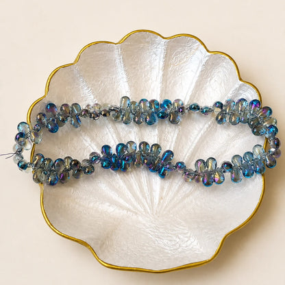 Briolette Shaped Glass Beads