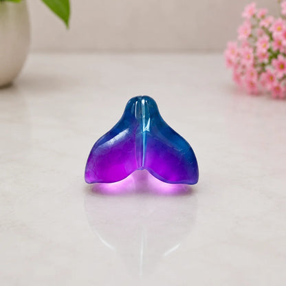 Whale Tail Glass Beads
