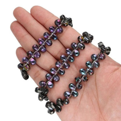 Briolette Shaped Glass Beads