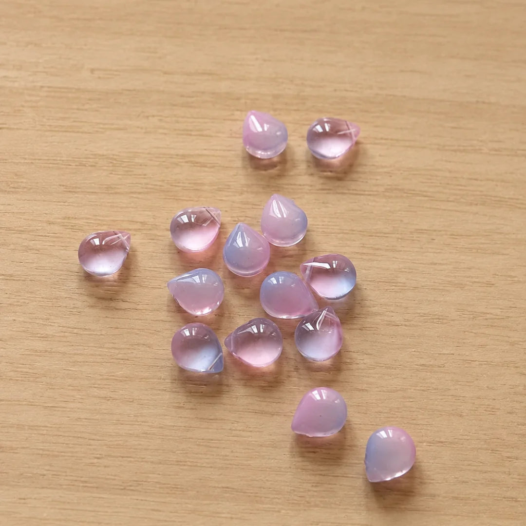 Pear Shaped Glass Beads | 10 mm(W)