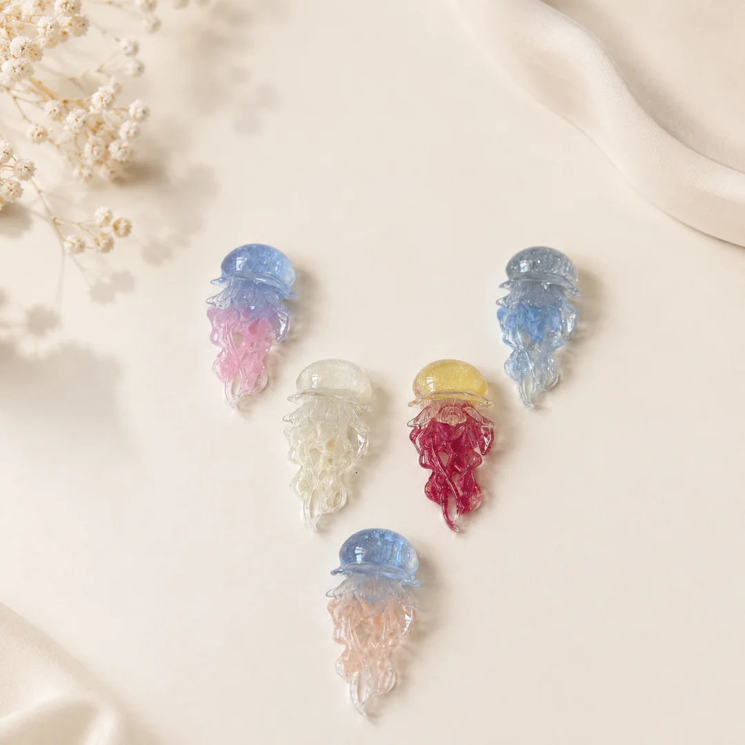 Resin | 5x2.4 cm | 2D Flat Back Jellyfish