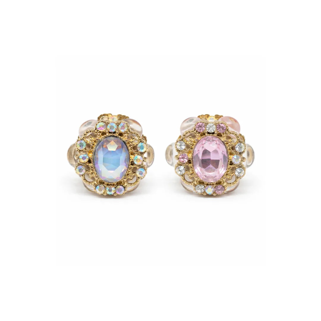 25x25 mm | Ornate Gold Charms With Vibrant Gemstones