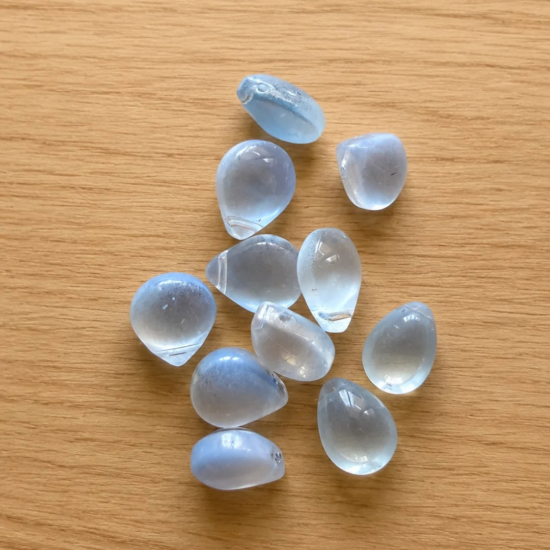 Pear Shaped Glass Beads | 10 mm(W)