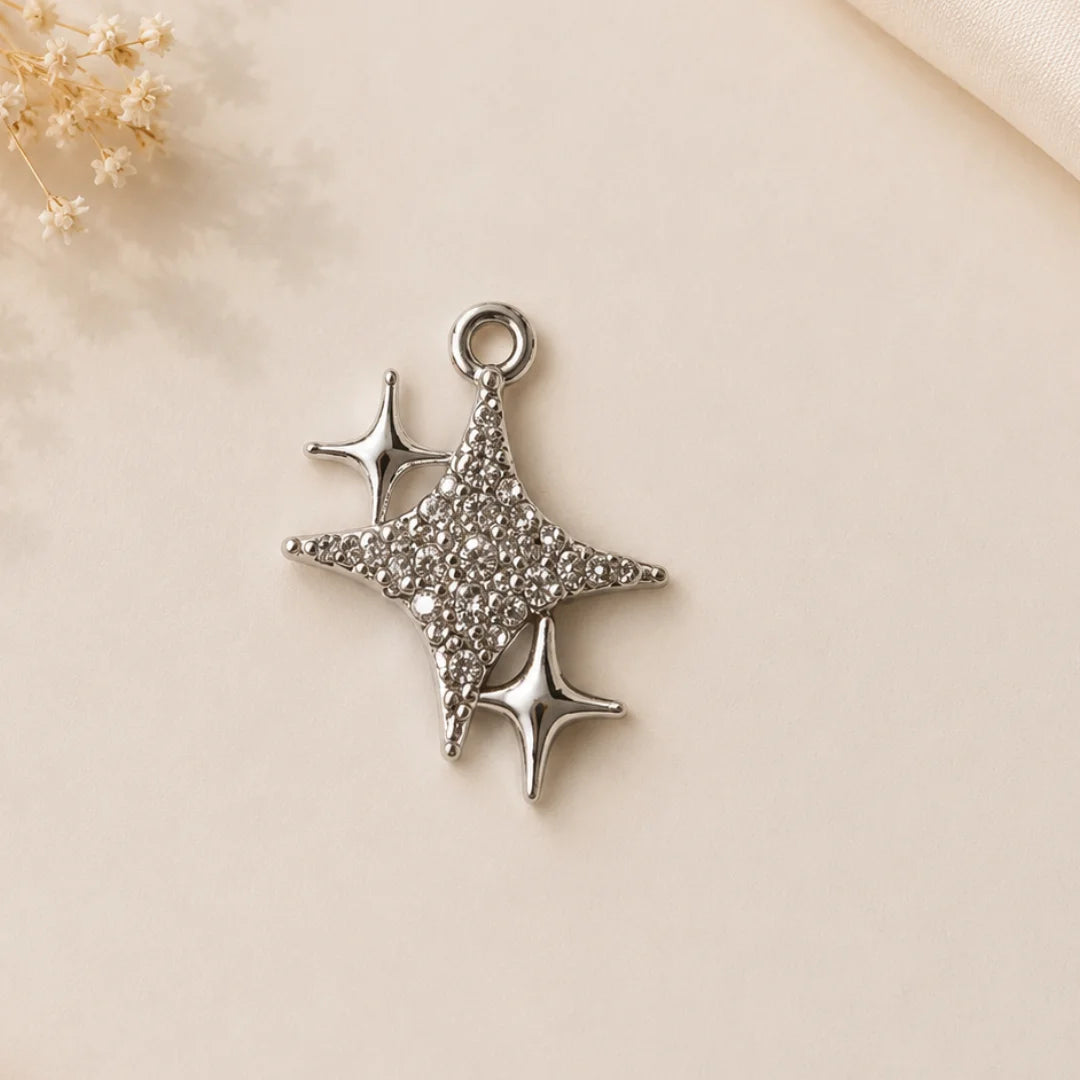 Stainless Steel | Sparkling Star Charm