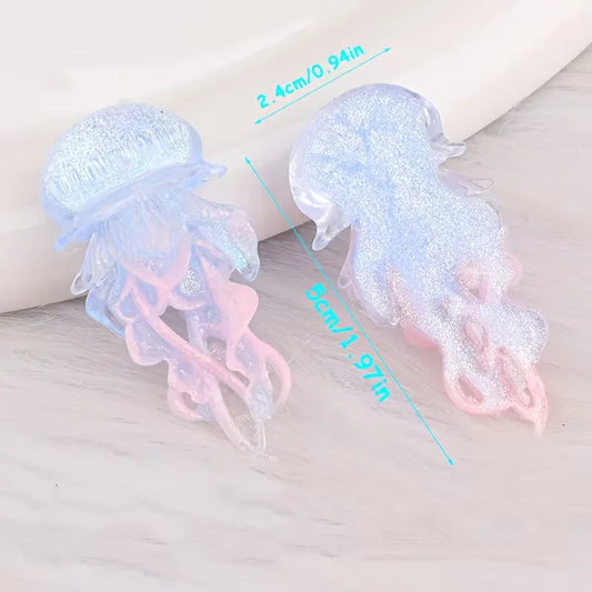 Resin | 5x2.4 cm | 2D Flat Back Jellyfish