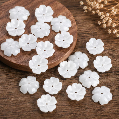 Flower Blossom Glass Beads