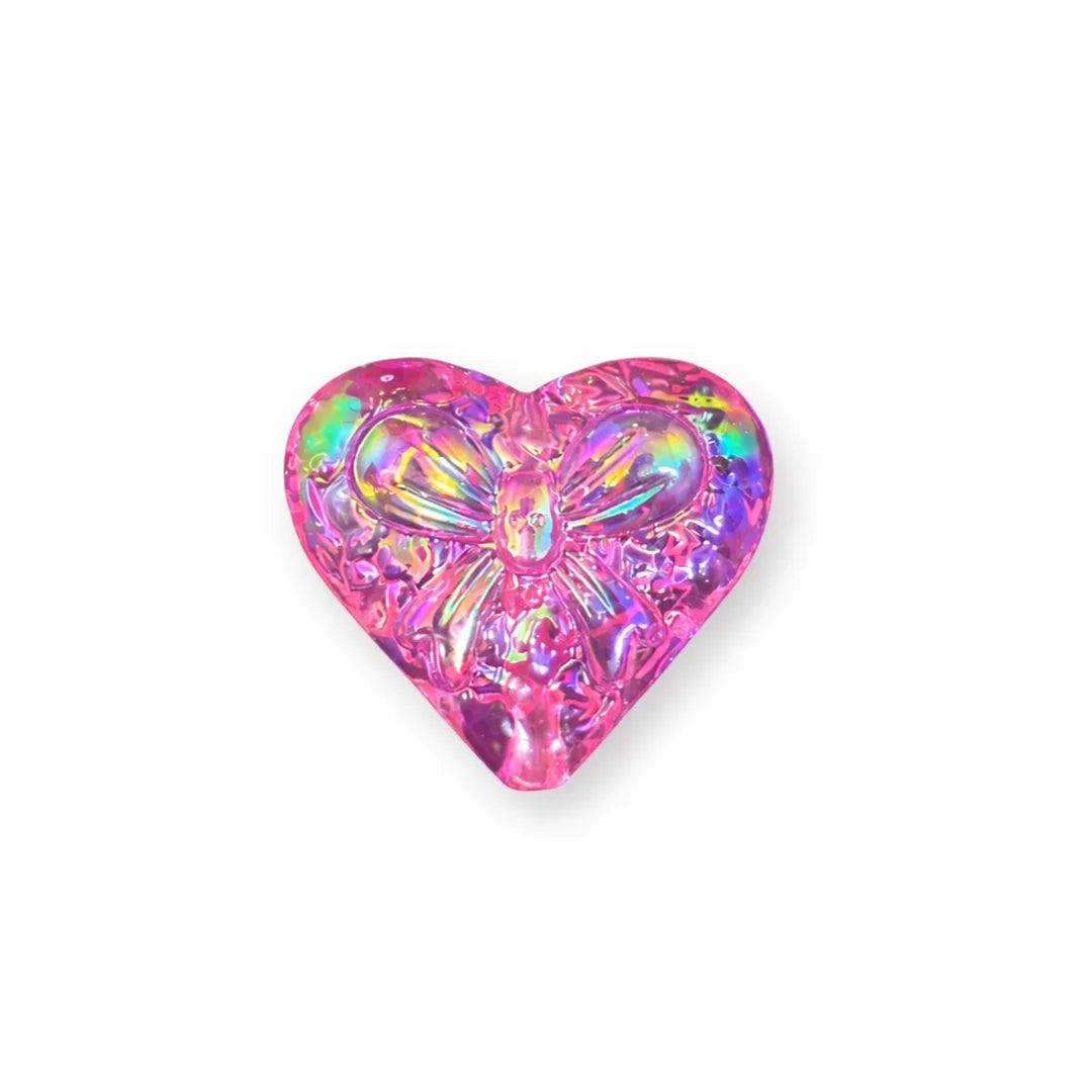 30x30 mm | Celestial Pink Butterfly Heart Charm