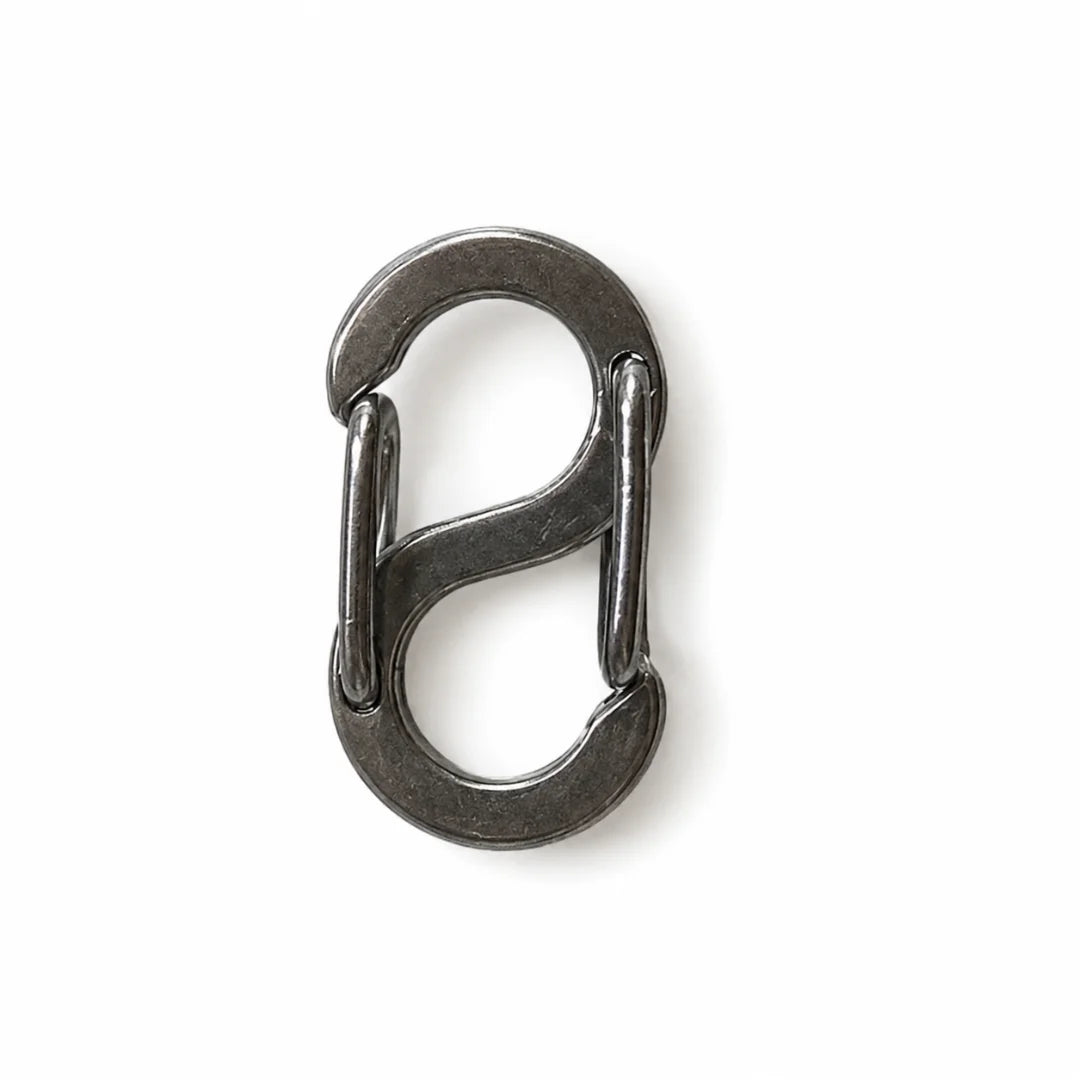 Stainless Steel | Gunmetal S-Shaped Carabiner Connector Clasp Style-01
