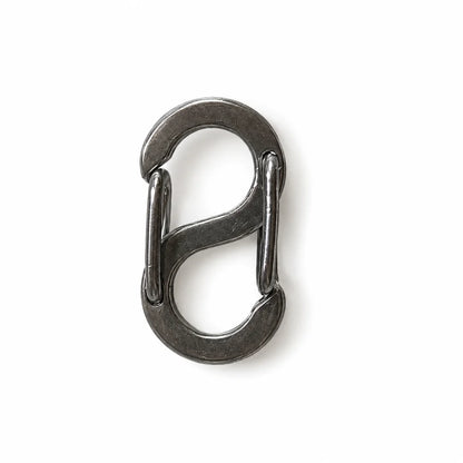 Stainless Steel | Gunmetal S-Shaped Carabiner Connector Clasp Style-01