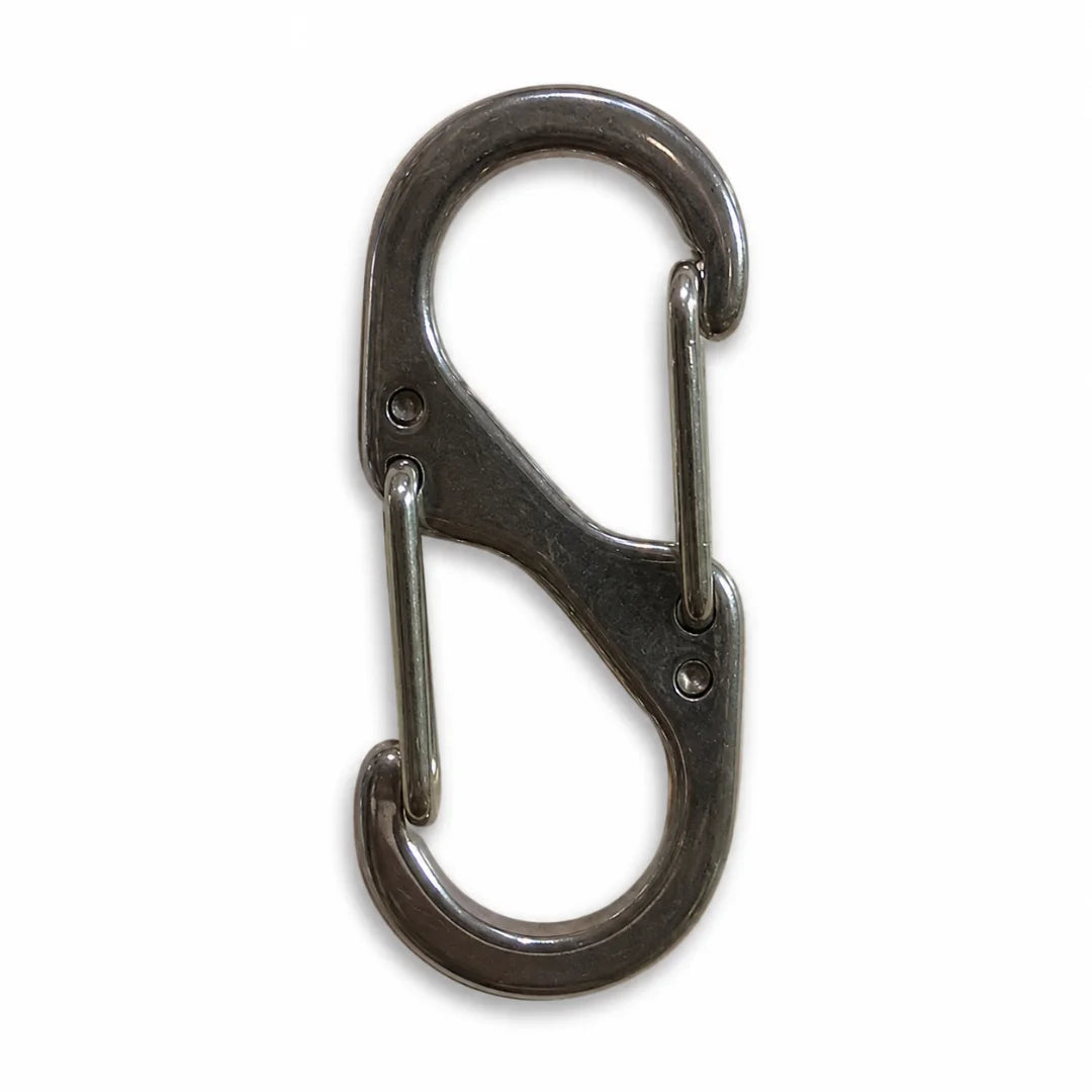 Stainless Steel | Gunmetal S-Shaped Carabiner Connector Clasp Style-02