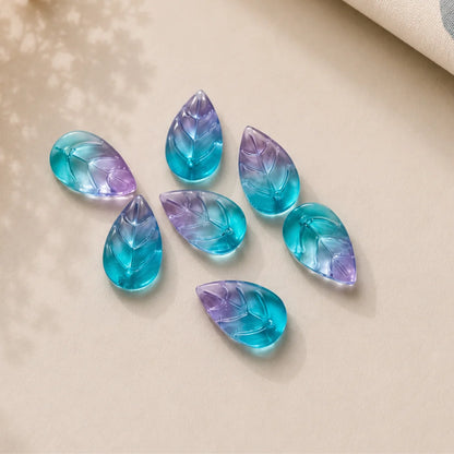 Czech Glass Leaf Beads