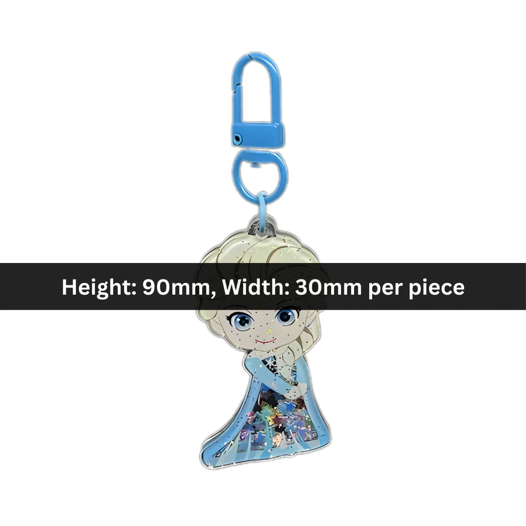 Chibi Elsa Blue Keychain